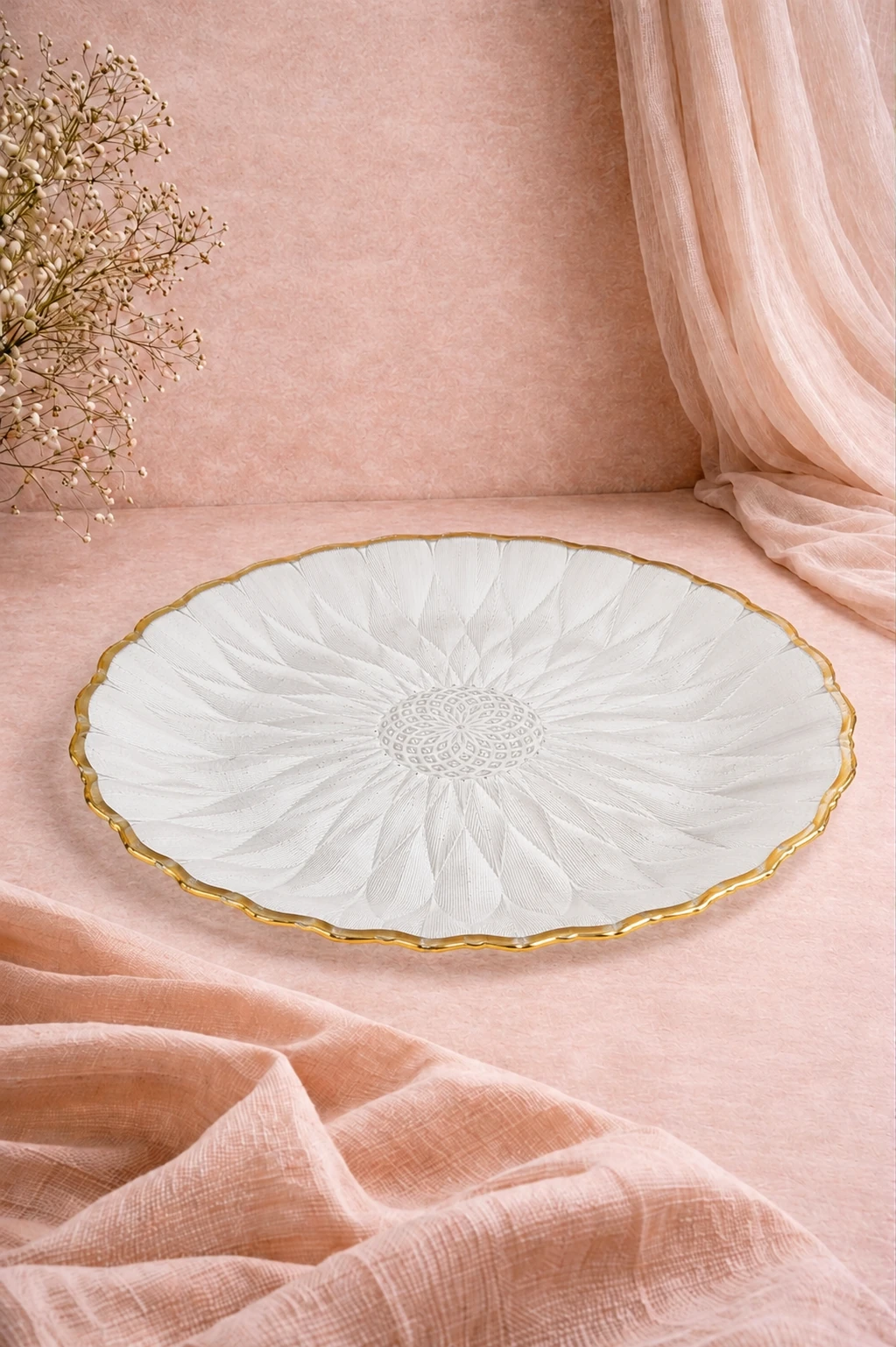 BAJAPLATOS VIDRIO BLANCO TABLESCAPE